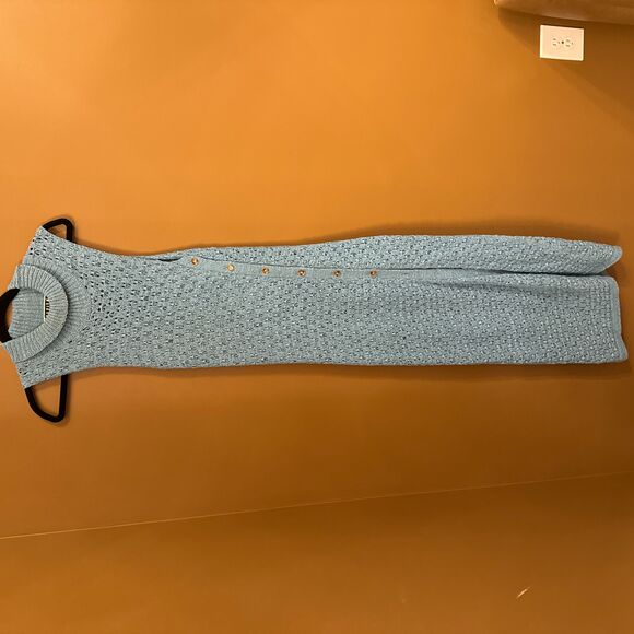 ROTATE BIRGER CHRISTENSEN Tessa Knit Dress - Ethereal Blue - Picture 5 of 10